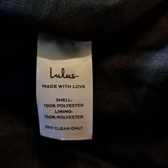 Lulus Thoughts Of Hue Boho Chic Goth Surplice Maxi Dress Black Sz 1XL NWT - Picture 7 of 15